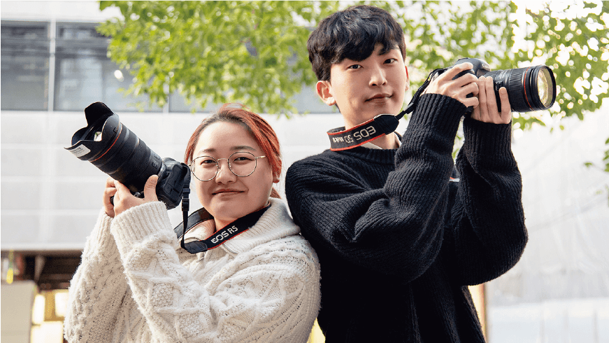 Canonのカメラを使って写真を撮ろう!