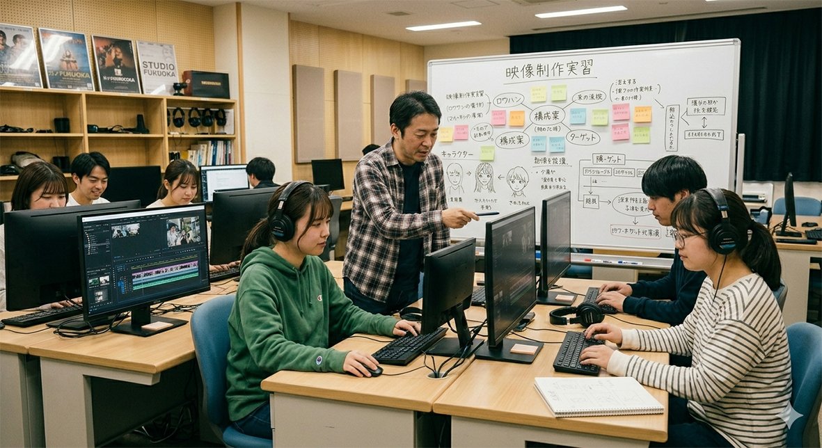 【来校】初めてでも大丈夫！授業体験！企画・撮影・編集までやってみよう！（映像学科）